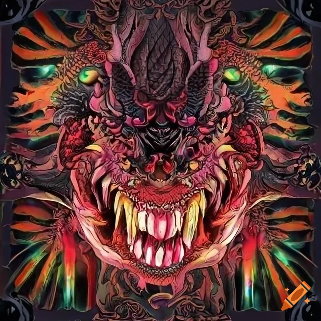illustration-of-a-black-and-red-chinese-dragon