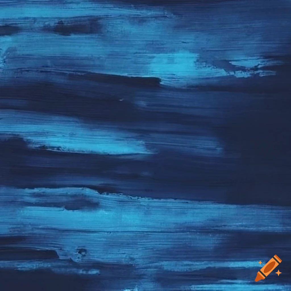 Dark blue canvas with brushstrokes