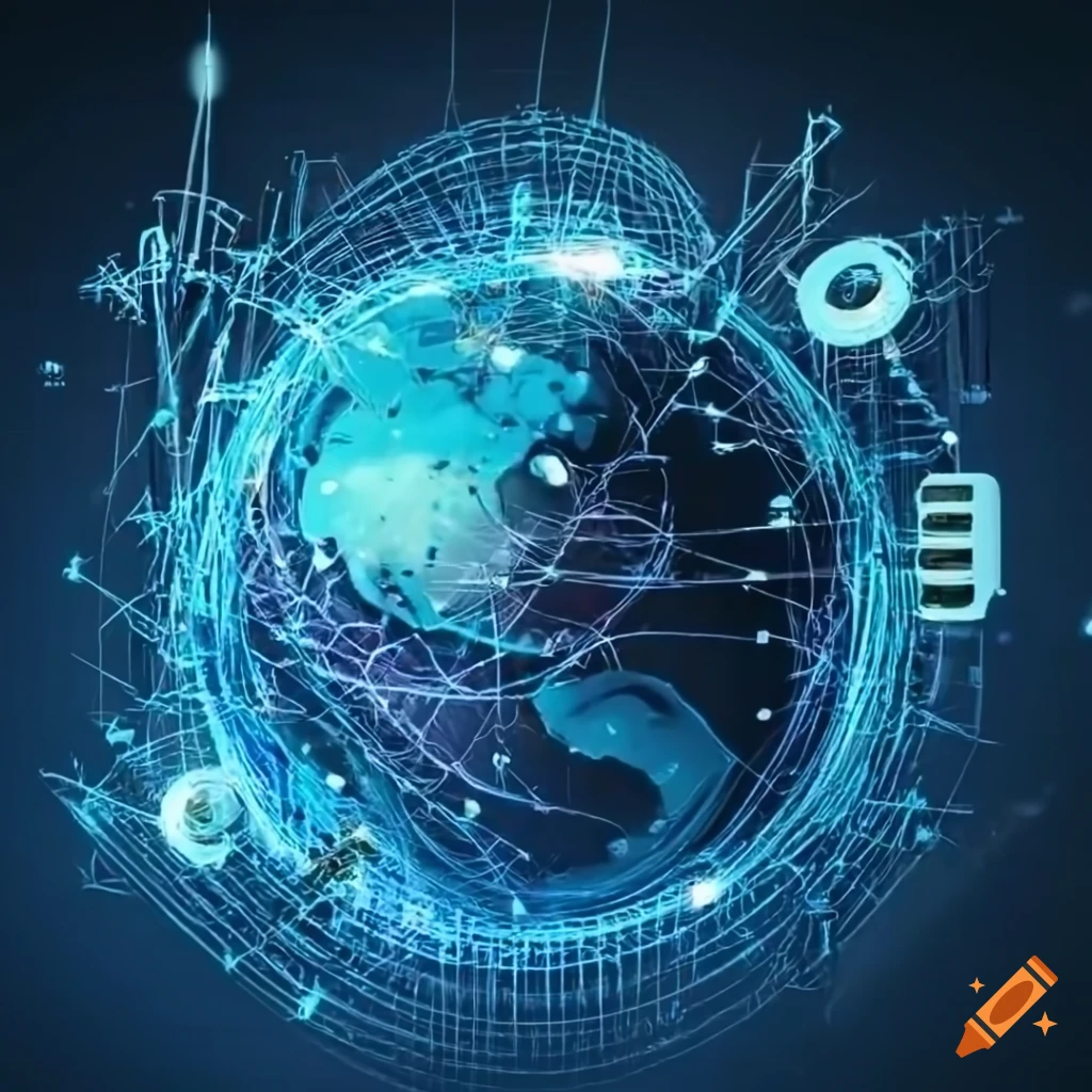Ultra-realistic depiction of tcp ip network connections with telecom ...