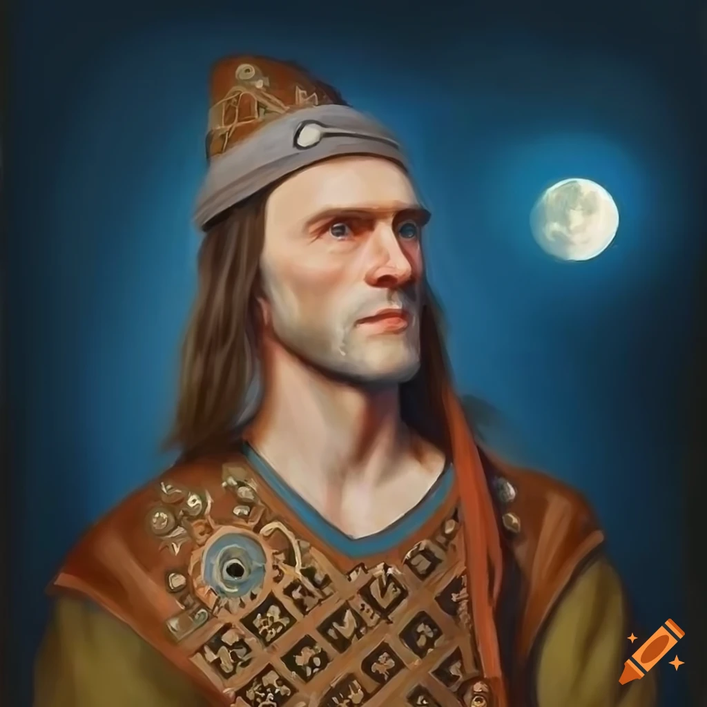 portrait of a Scythian king on Craiyon