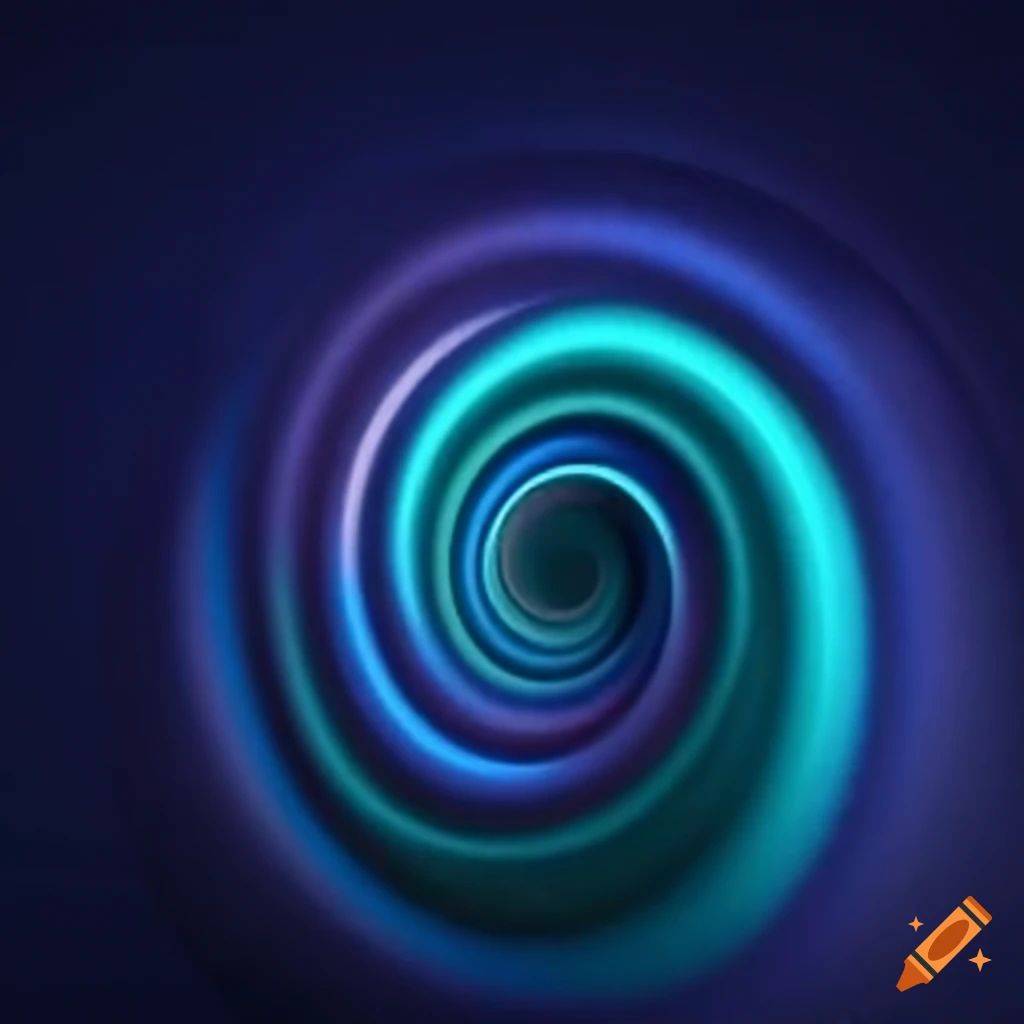 Side View Of A Double Spiraled Slide