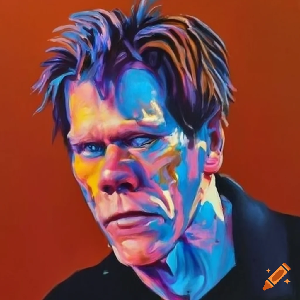Painting of kevin bacon by francis bacon