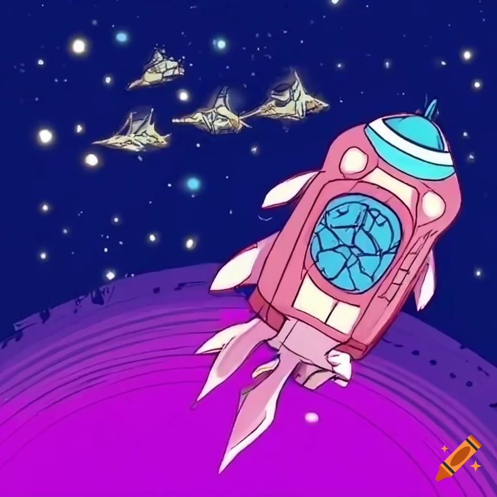 Anime style Spaceship Taking Off On Craiyon anime-style-spaceship-taking-off-on-craiyon