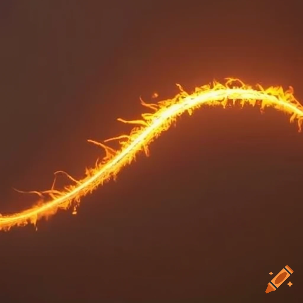 image-of-sparking-amber-electricity-on-craiyon
