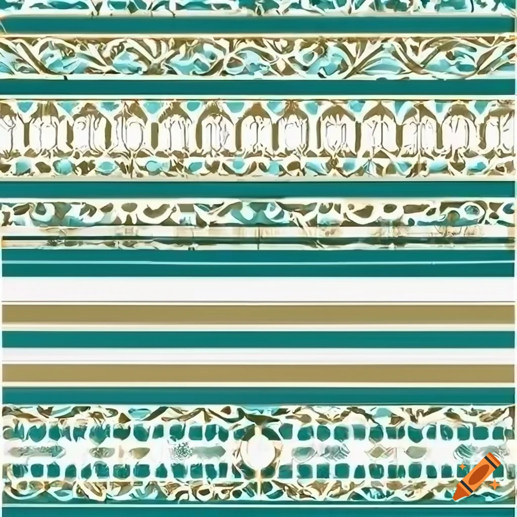 gold and turquoise blog divider line on white background