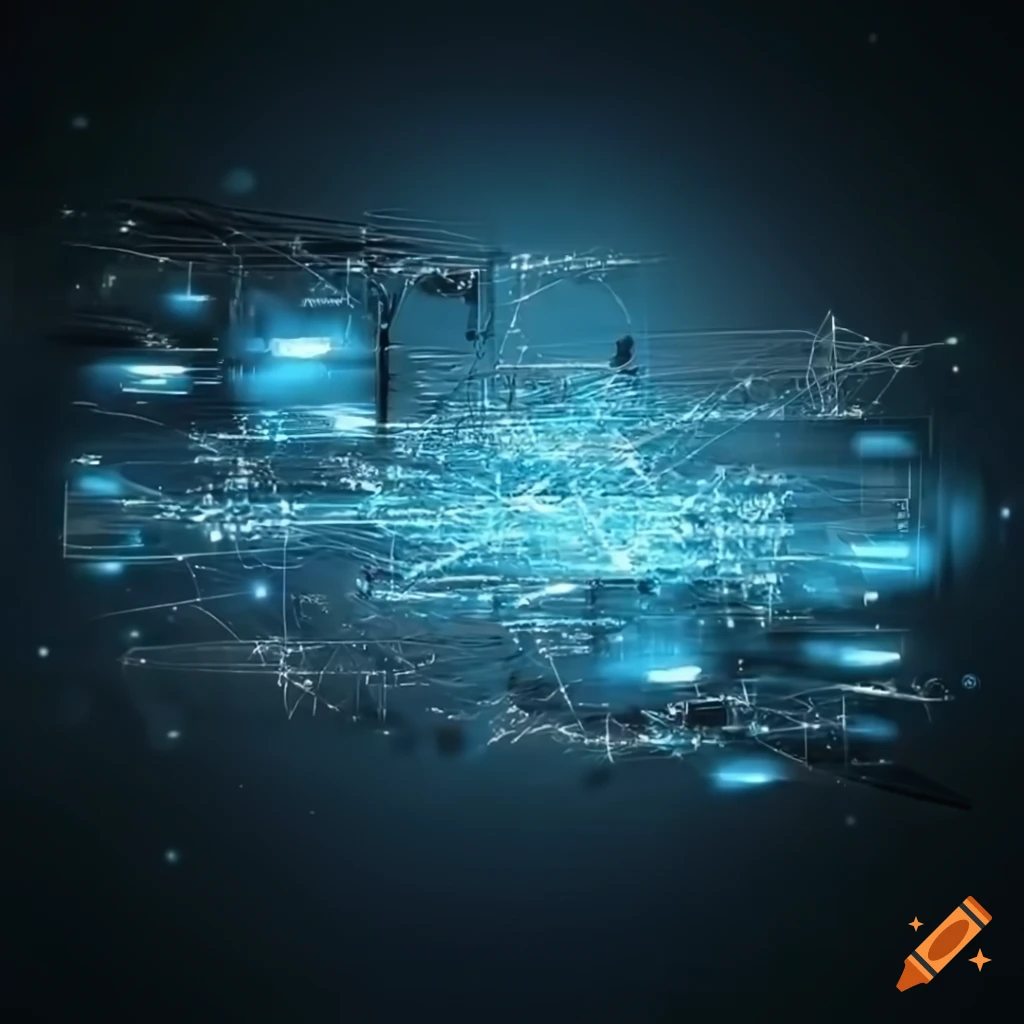 Ultra-realistic depiction of tcp ip network connections on Craiyon