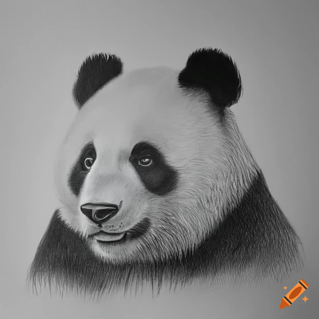 Buy GIANT PANDA DRAWING, Art for Animal Lovers, Kids Room Art, Original  Wildlife Illustration, Panda Portrait Wall Decor, Panda Lovers Gift Online  in India - Etsy