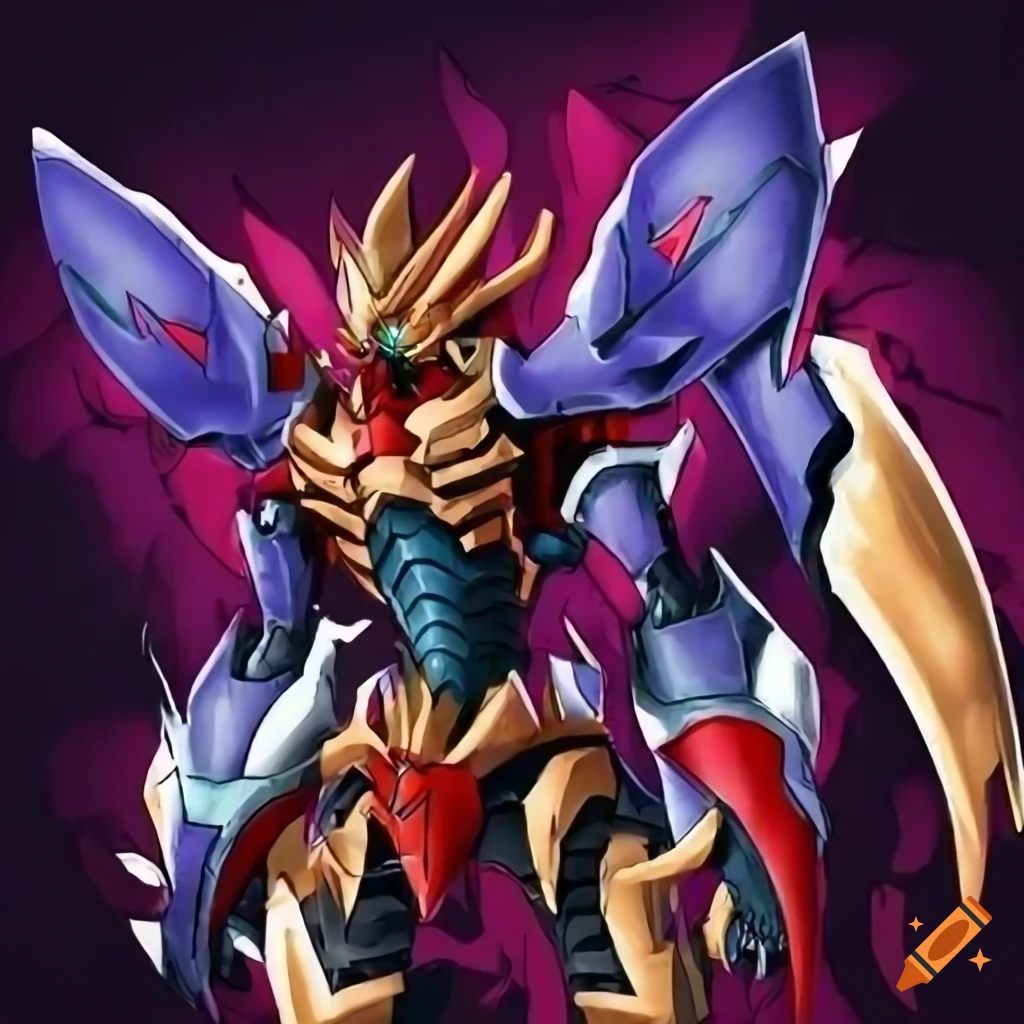 Digital Artwork Of Multiple Digimon Fusion On Craiyon