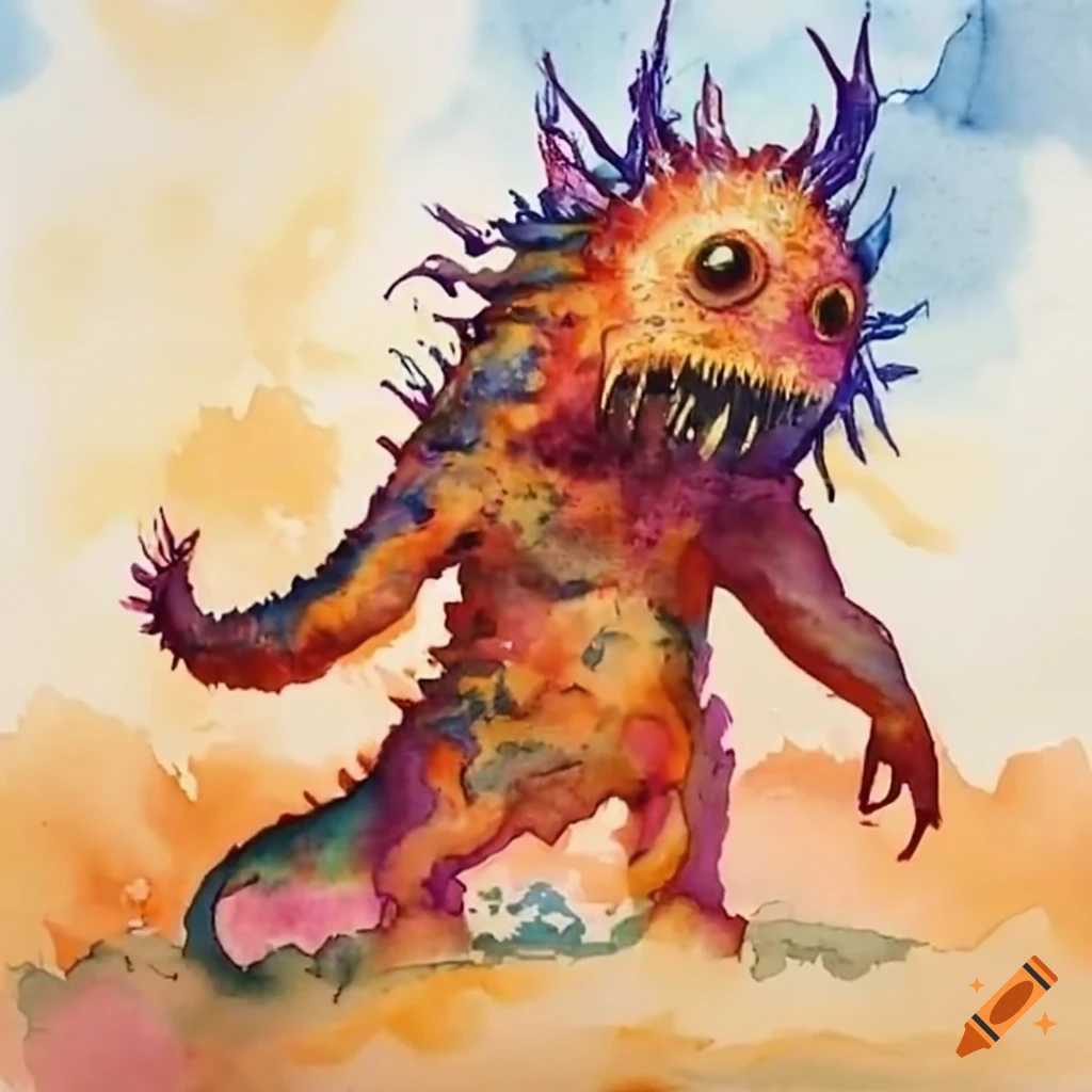 image of a desert monster