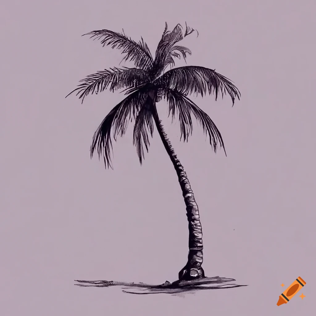 Buy Palm Tree Sunset Temporary Tattoo Online in India - Etsy