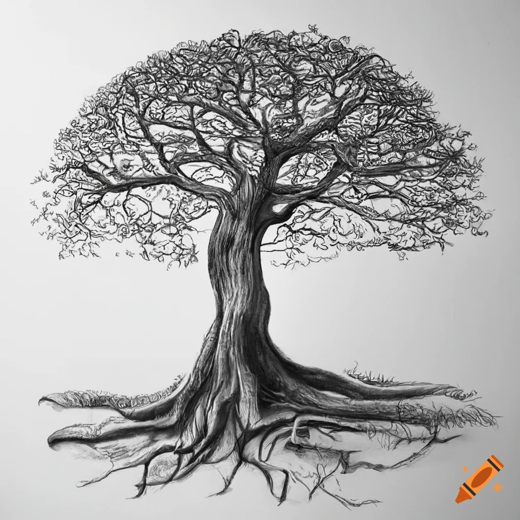 ArtStation - Tree Roots , Christina Cavanaugh | Trees art drawing, Nature  art drawings, Roots drawing
