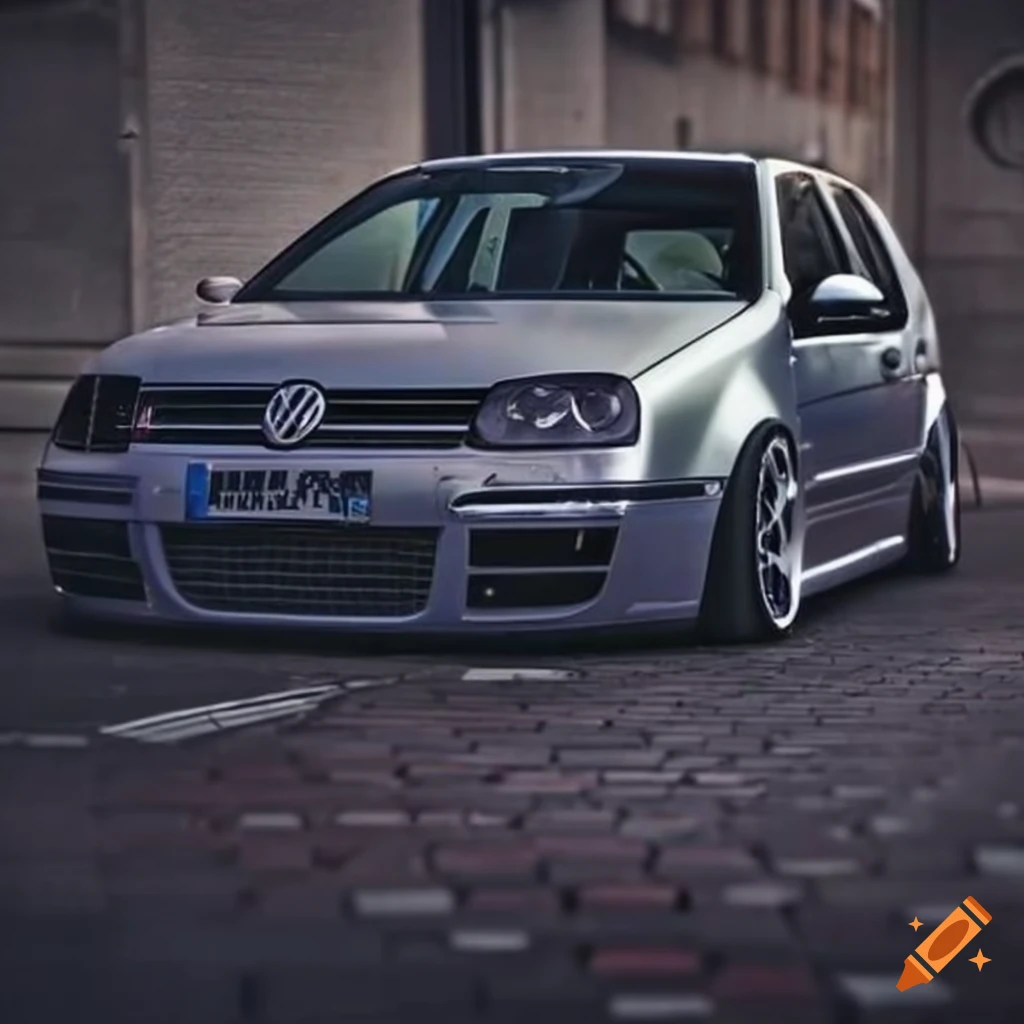 Volkswagen golf mk4 gti with custom modifications