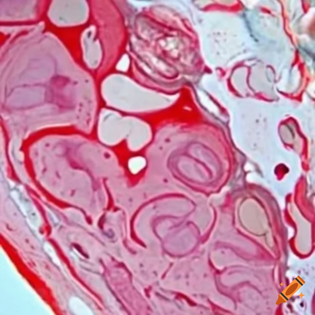 Microscopy of human uterine cells on Craiyon