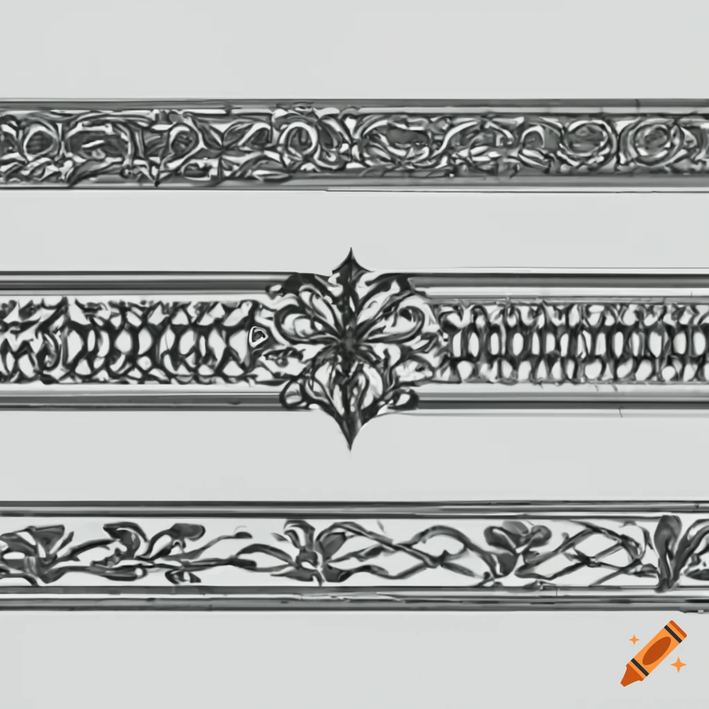 white background with a decorative horizontal divider