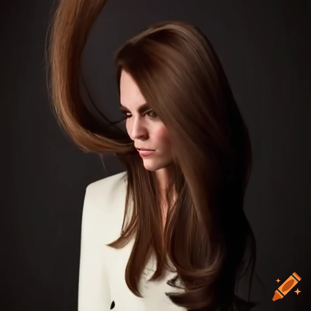 Styling head with realistic hair being trimmed by a stylist