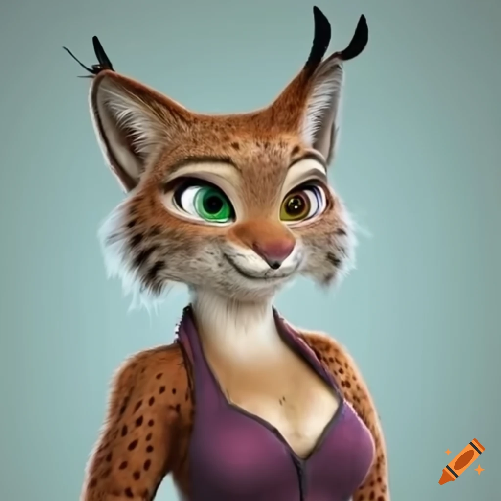female lynx character from Zootopia