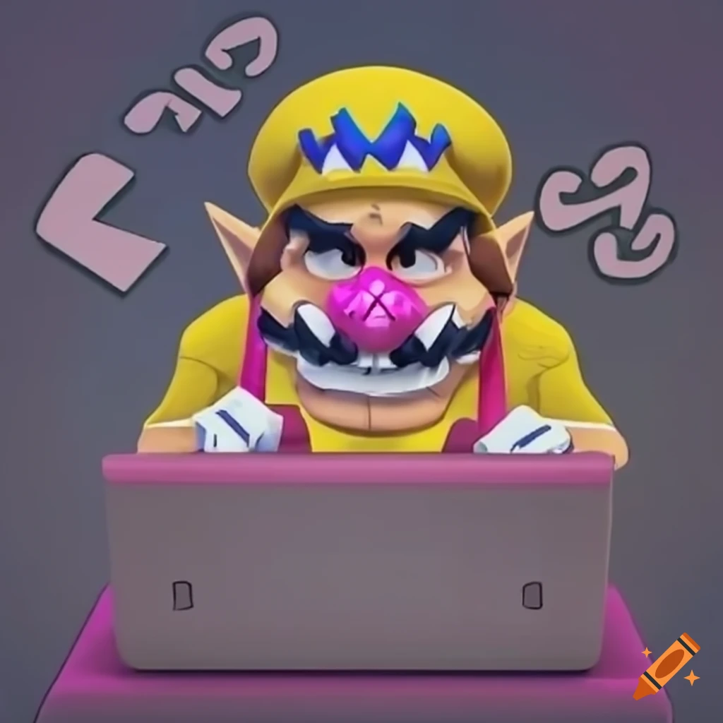 wario-sitting-at-a-school-desk-on-craiyon
