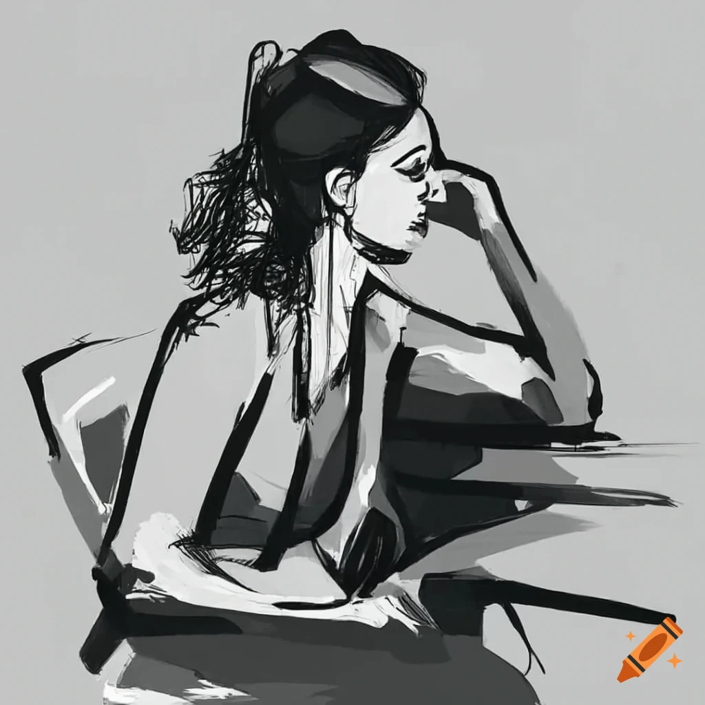 Lost in Thought” : r/drawing