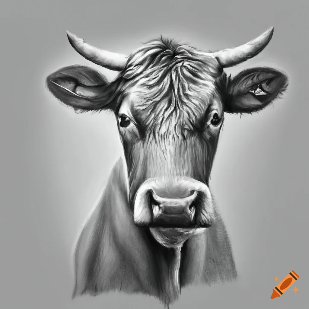 Cow sketch hi-res stock photography and images - Alamy-gemektower.com.vn