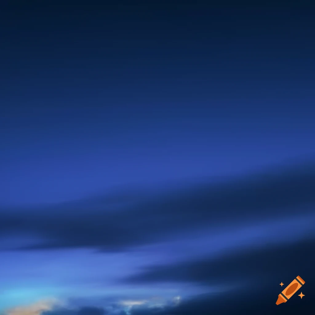 night sky with a touch of sun's light