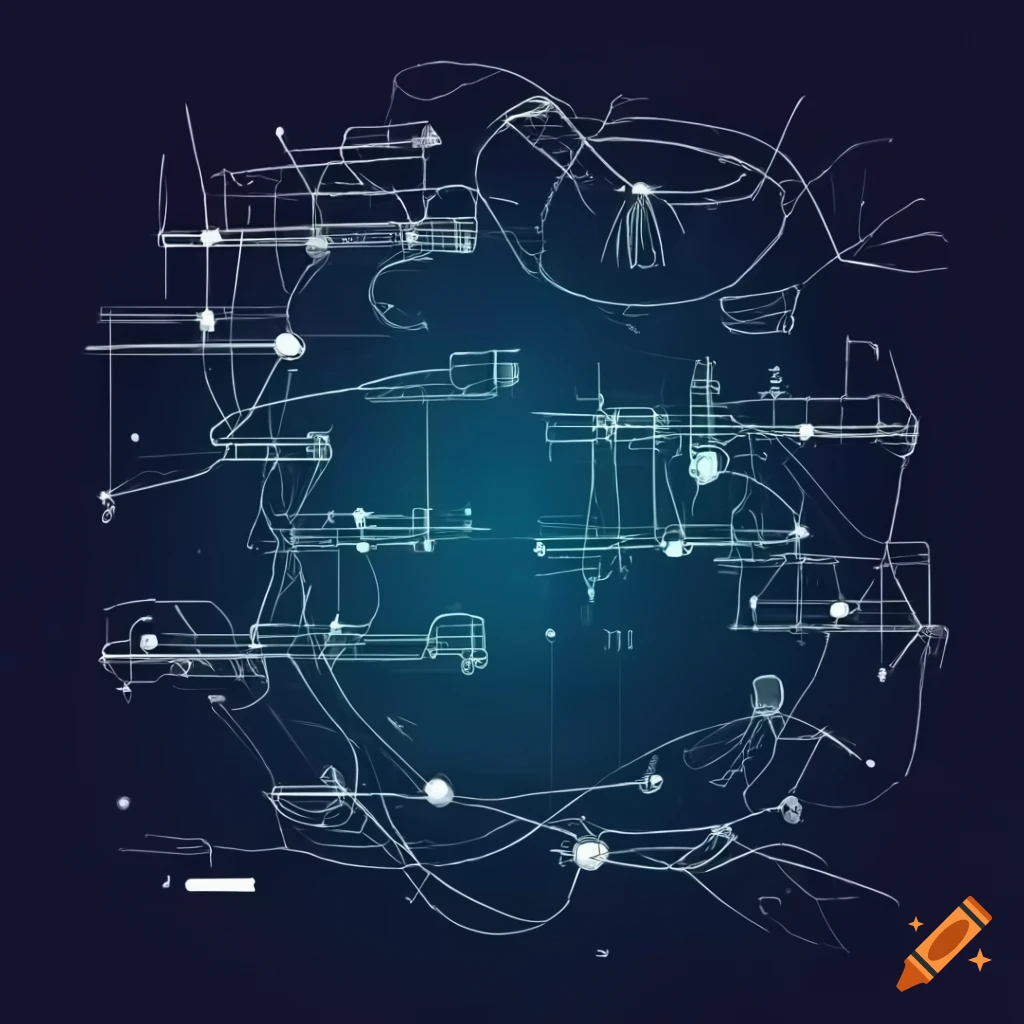 ultra realistic depiction of TCP IP network connections