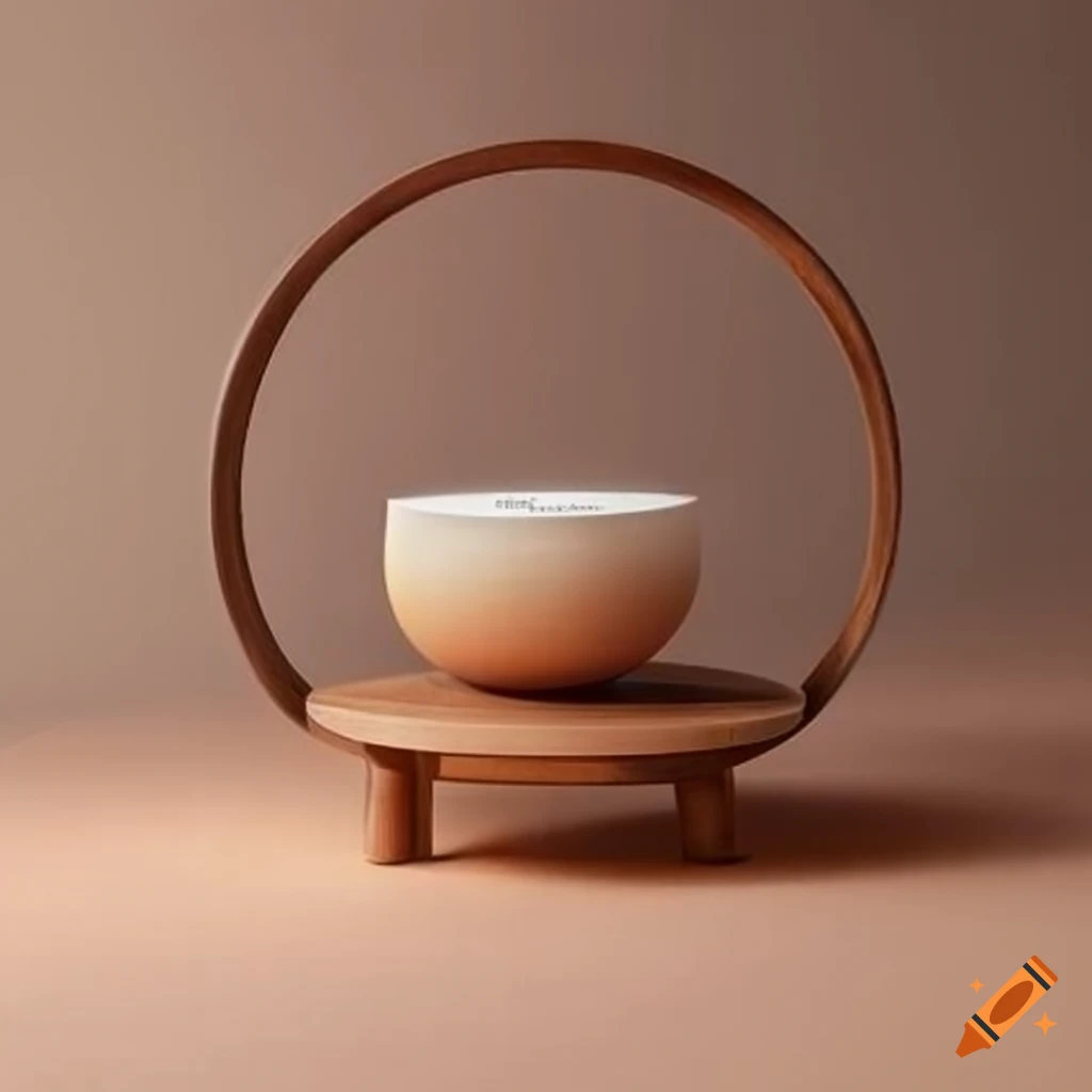 Wood table with a diffuser on it on Craiyon