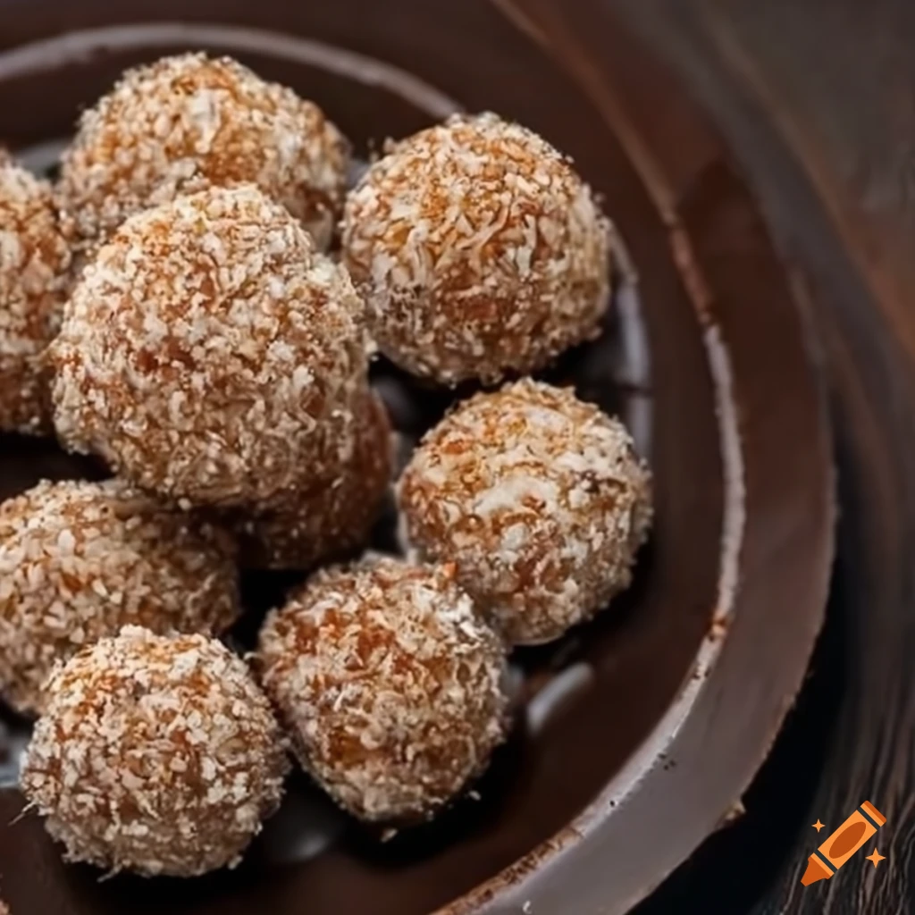 Coconut fat balls on Craiyon