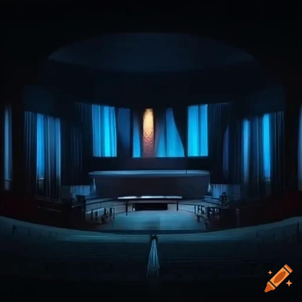 auditorium with television screen