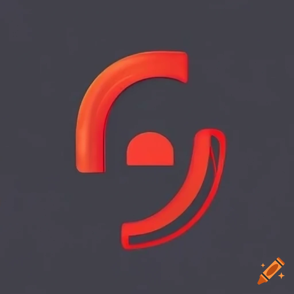 eye-catching typography with GG letters