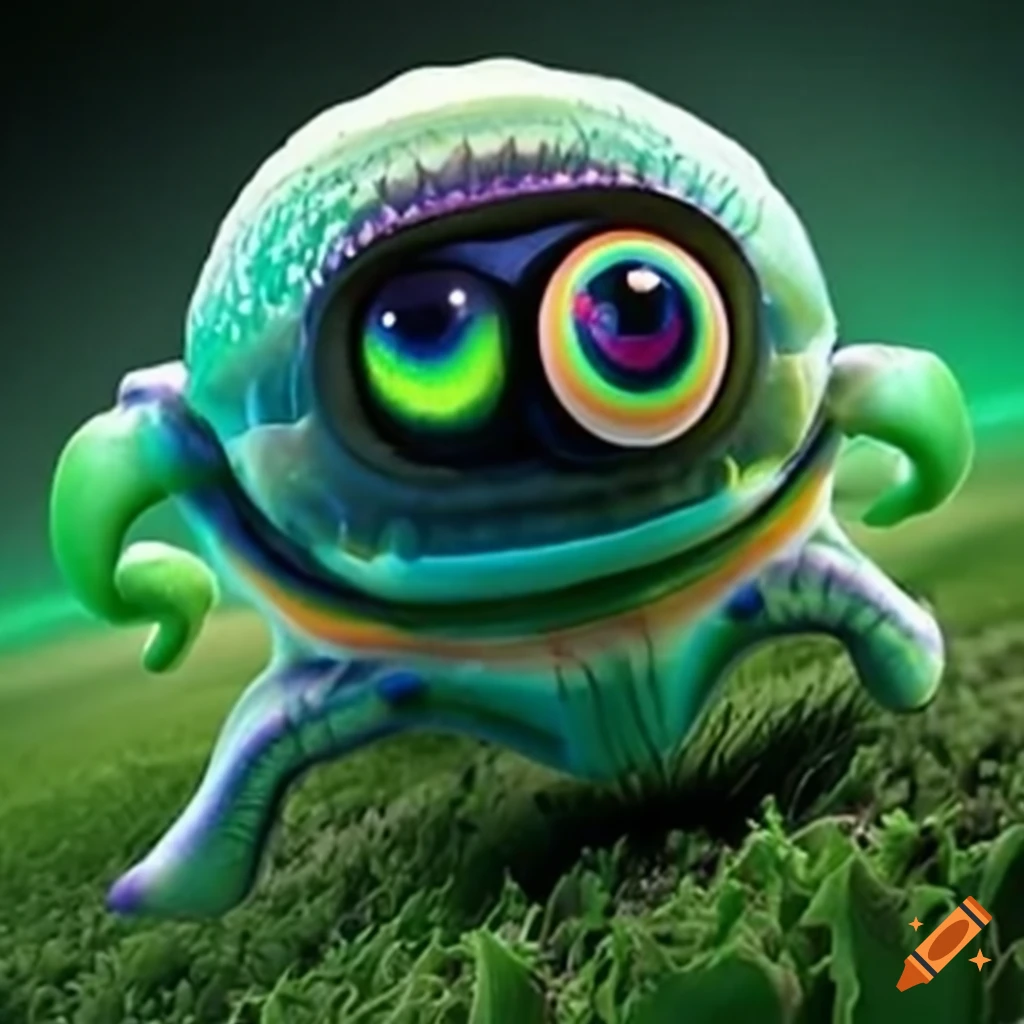 hyper realistic depiction of a vegetable monster