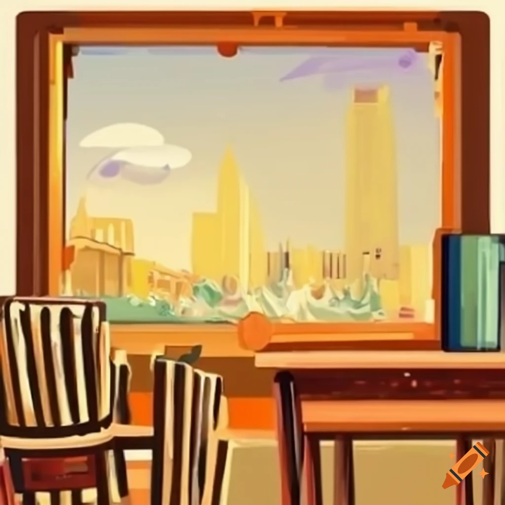 Illustration of a countrythemed server