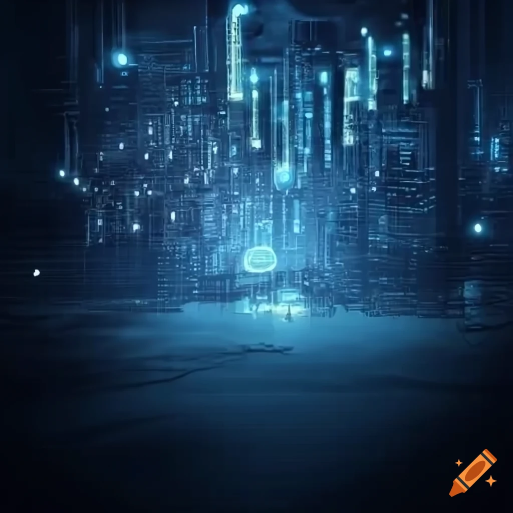 ultra realistic depiction of TCP/IP network connections