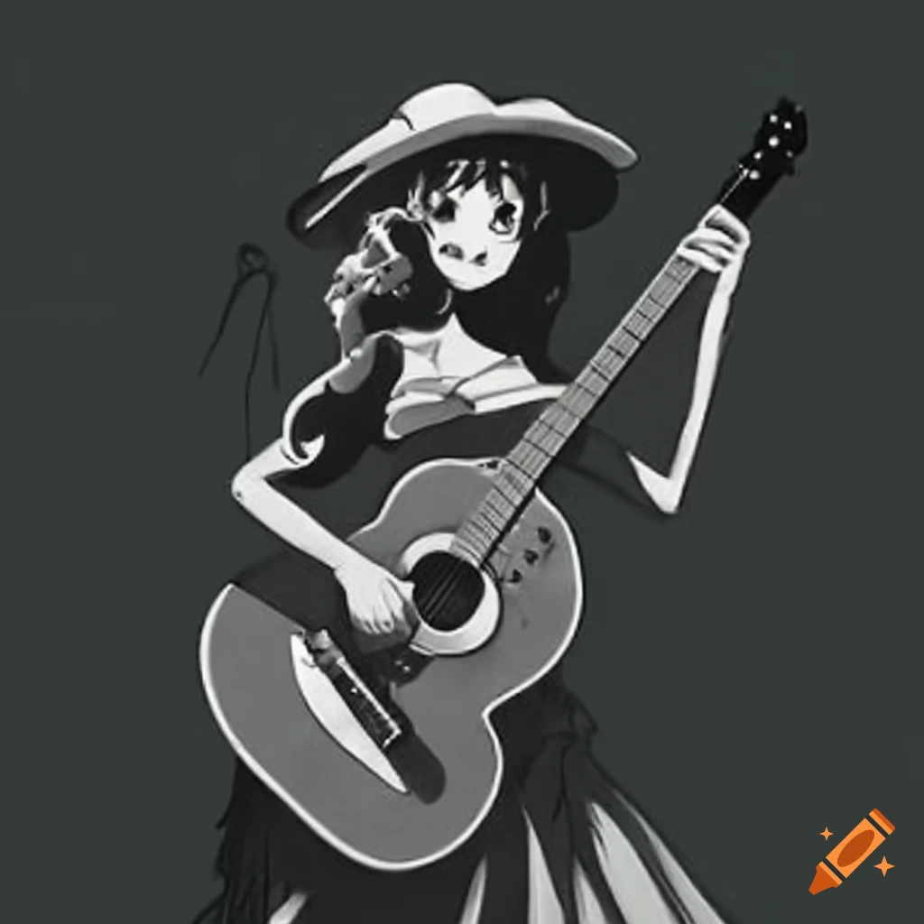 vintage country music illustration