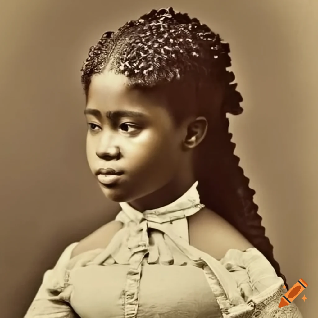 portrait of an African American girl in 1811