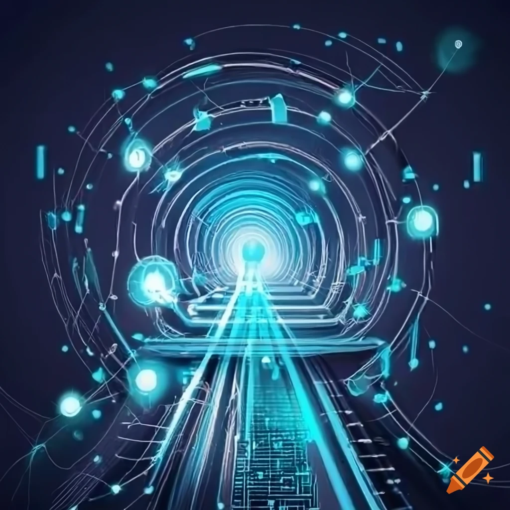 Ultra realistic depiction of tcp/ip network connections on Craiyon