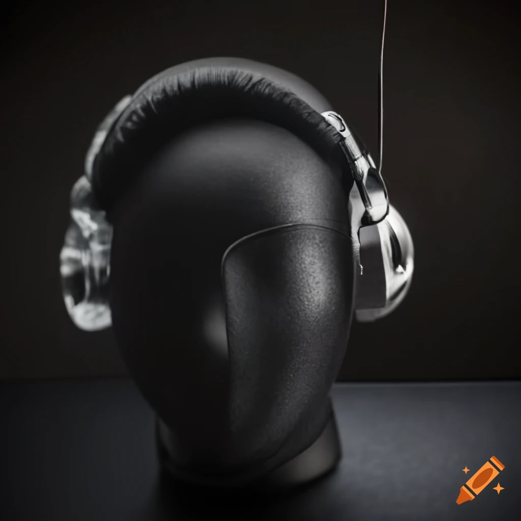 coronavirus wearing headphones