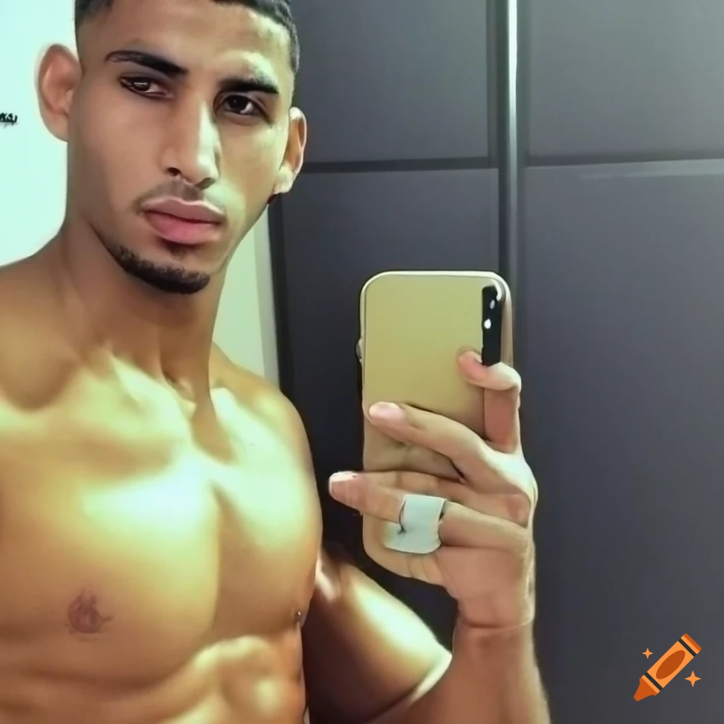  Mirror selfie of a confident man