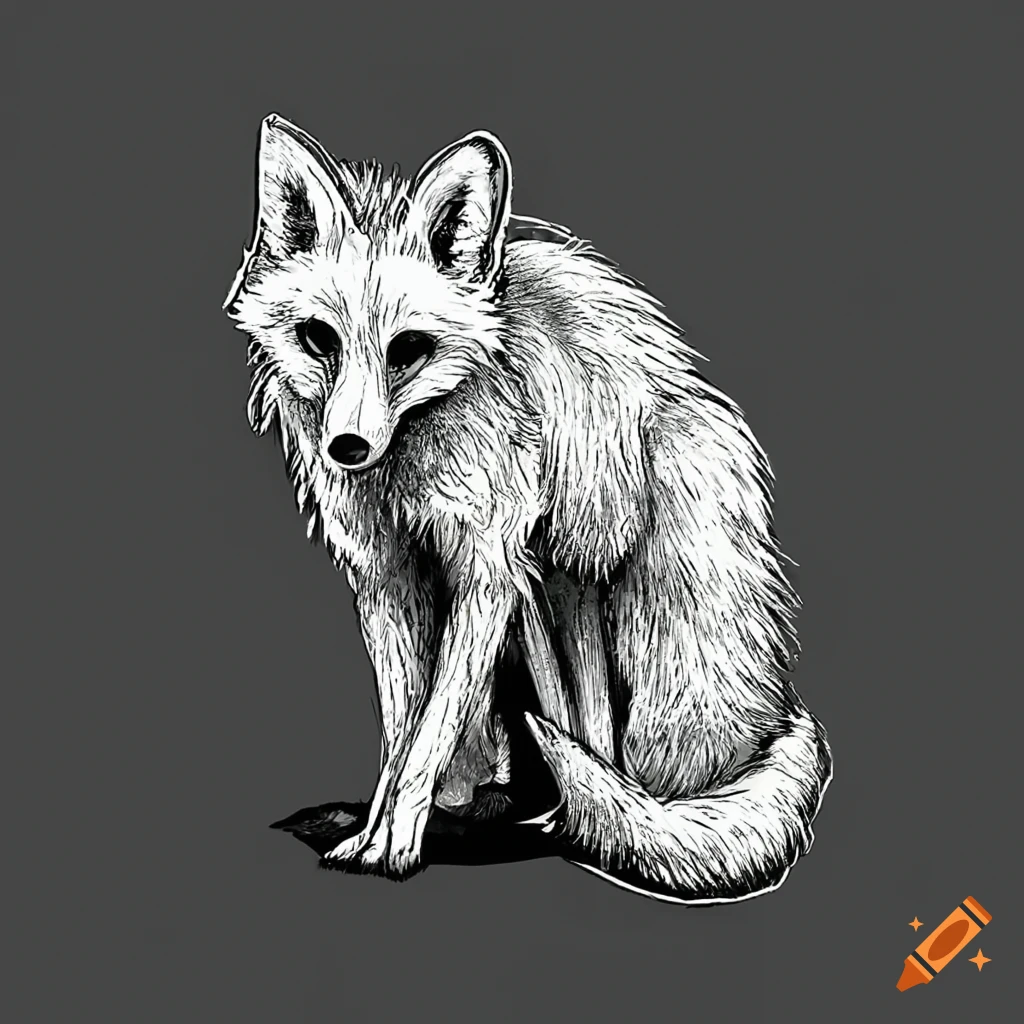 Fox Drawing Outline Vector Images (over 3,000)