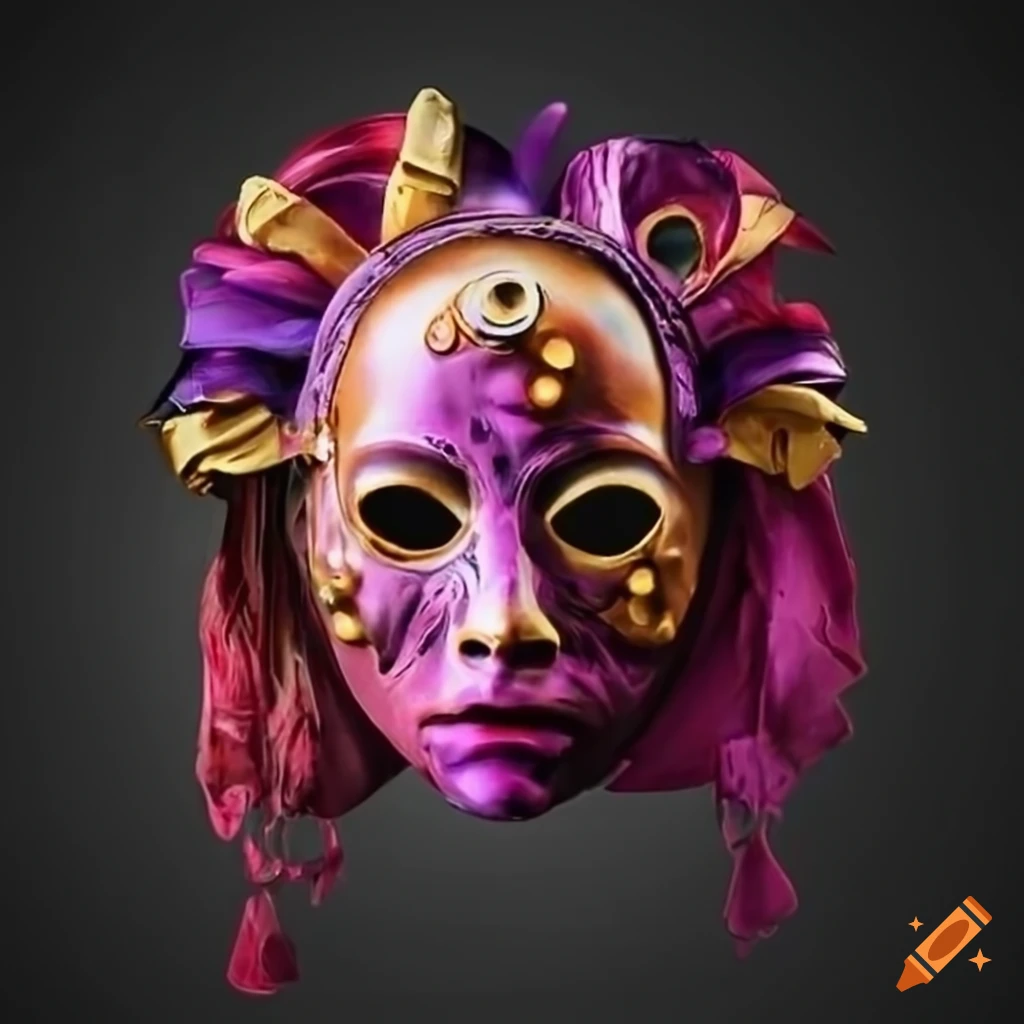 Intriguing mask on Craiyon