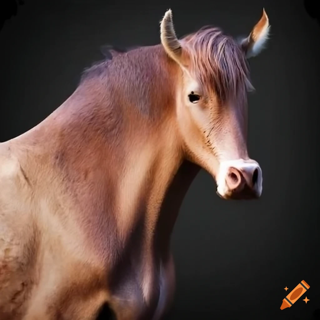 Image of a cow-horse hybrid
