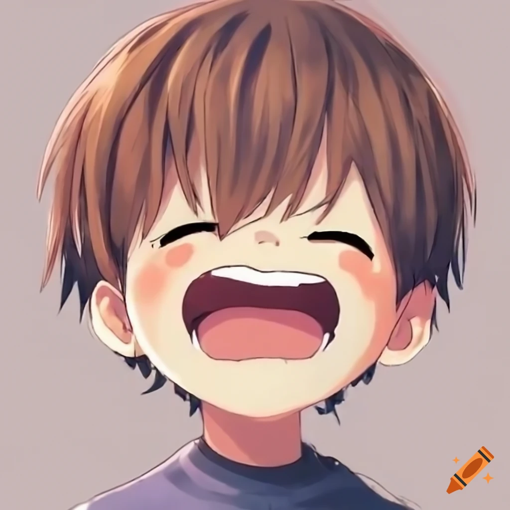 adorable-anime-kid-trying-to-hold-back-laughter-on-craiyon