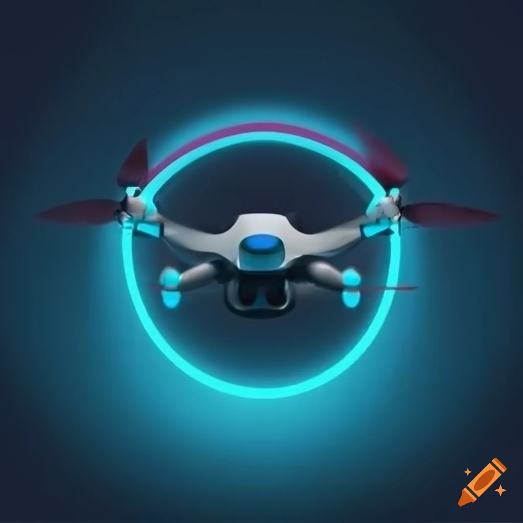 sleek and modern logo design for a drone company
