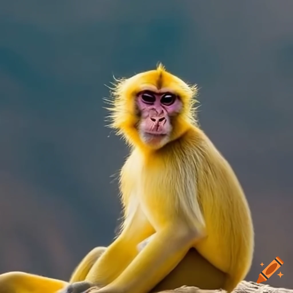 Un mono amarillo