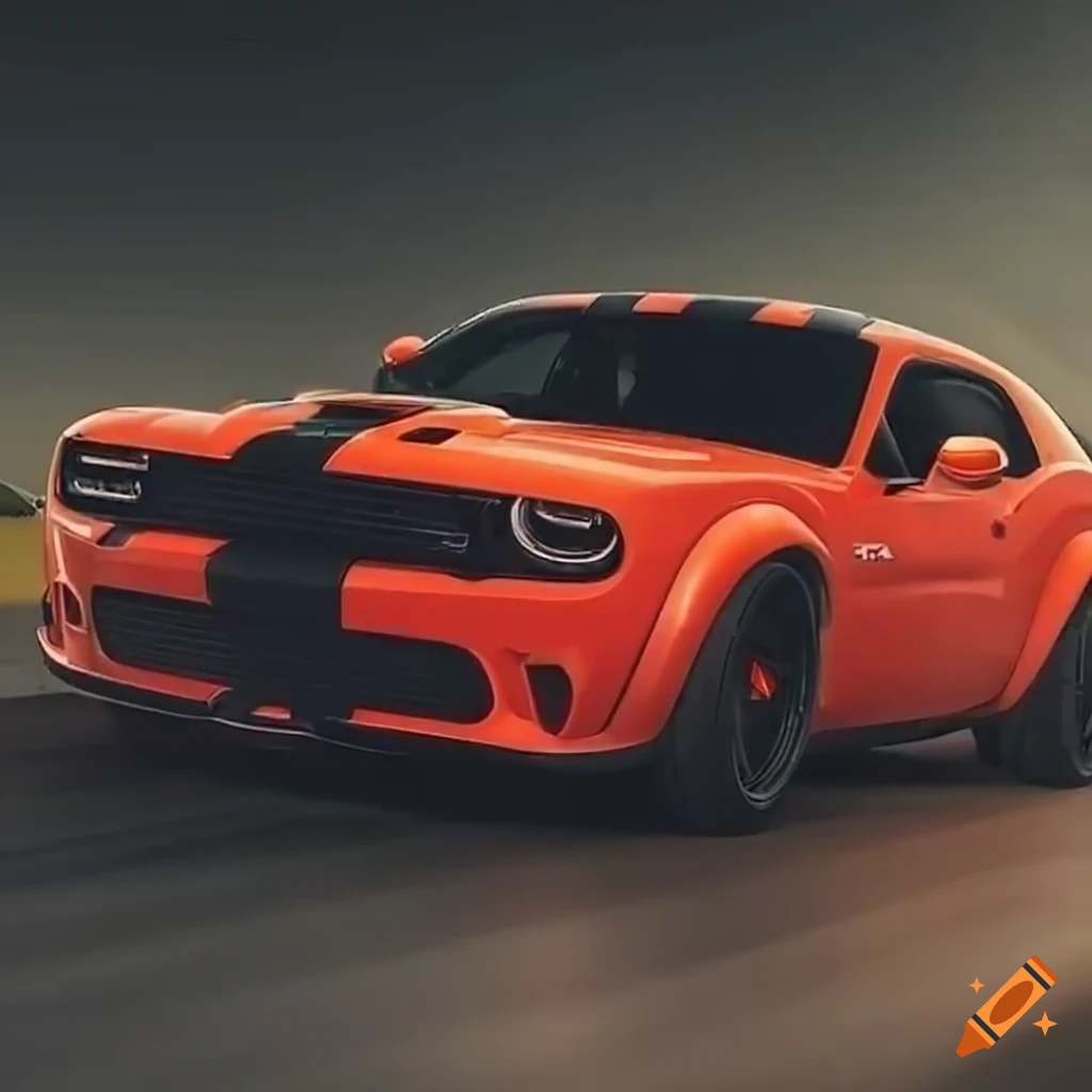 Dodge hellcat on Craiyon