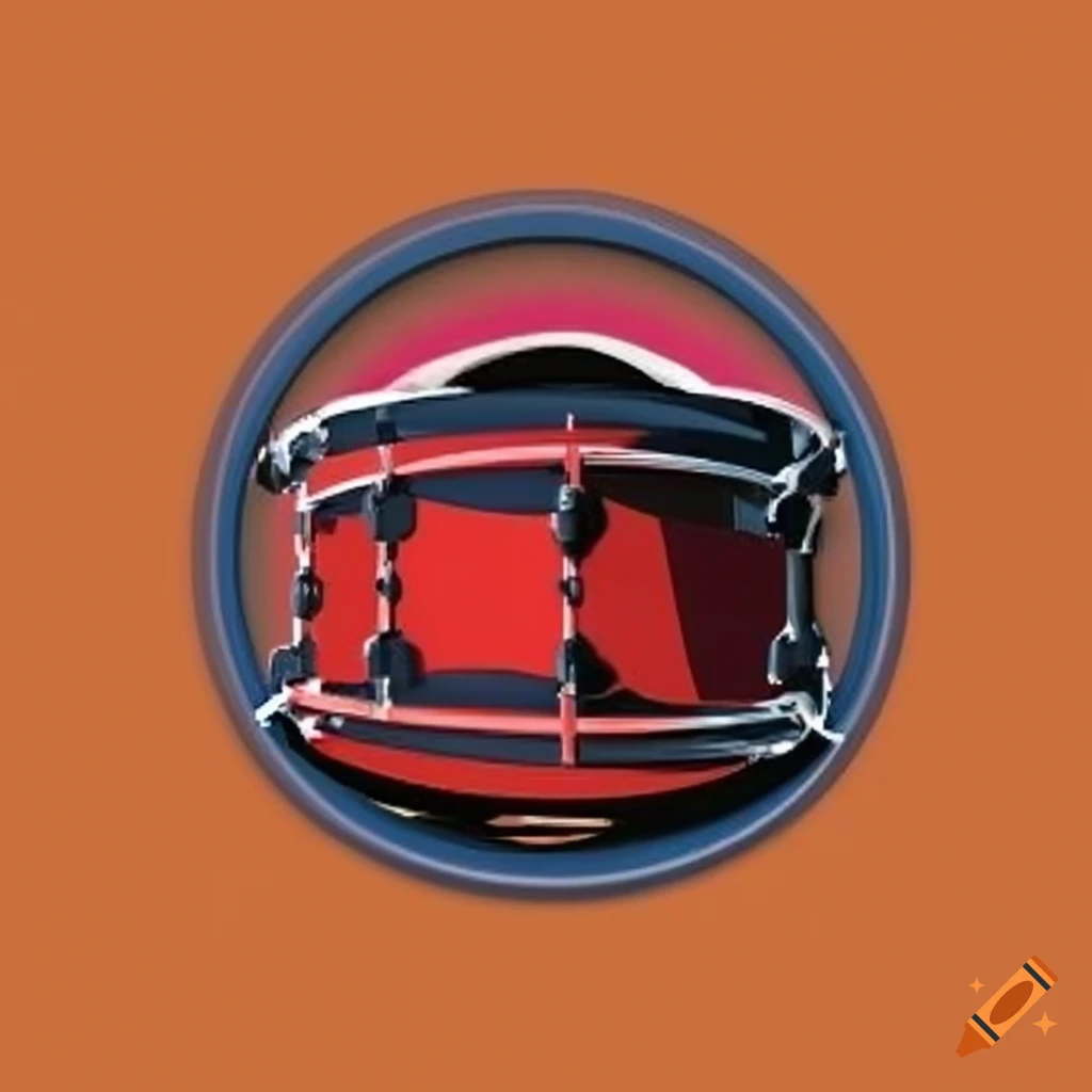 drummer logo in complimentary colors