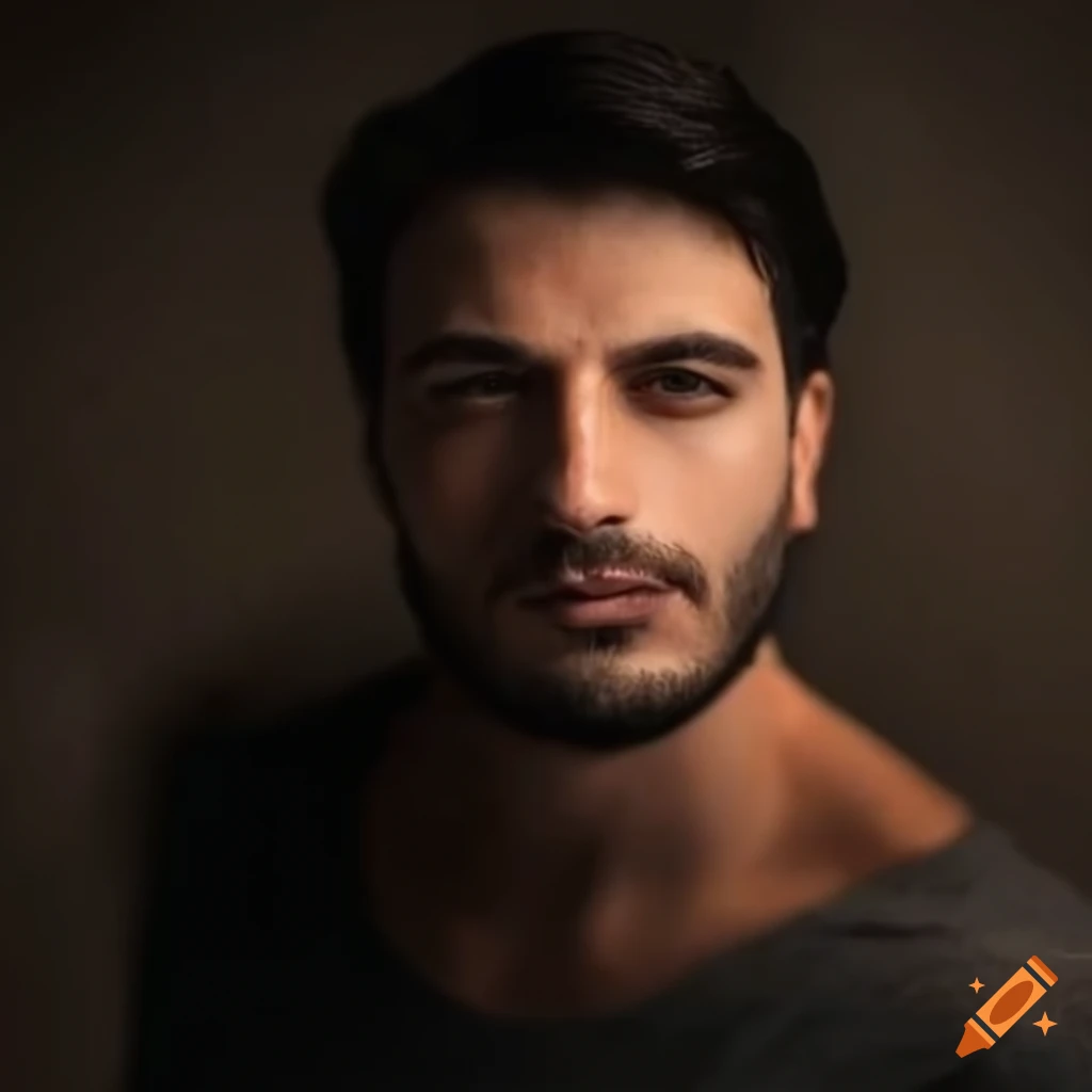Portrait Of An Attractive Turkish Man On Craiyon