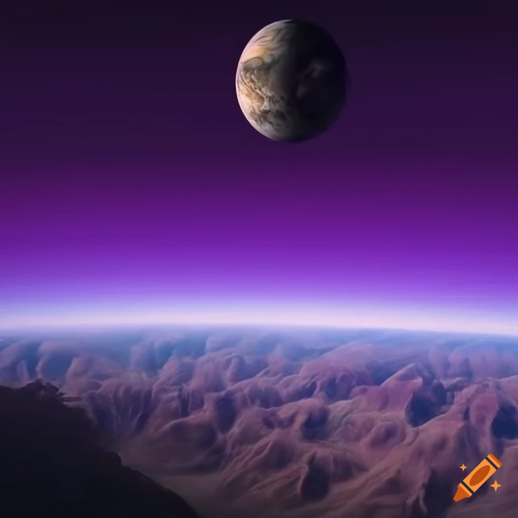 Hyper realistic Photo Of A Spaceman And Flying Saucers On A Purple Hyper realistic photo of a spaceman and flying saucers on a purple