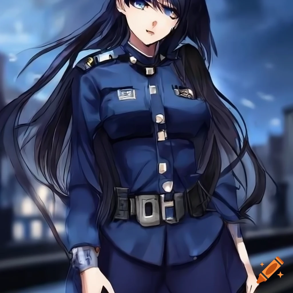 Anime police woman