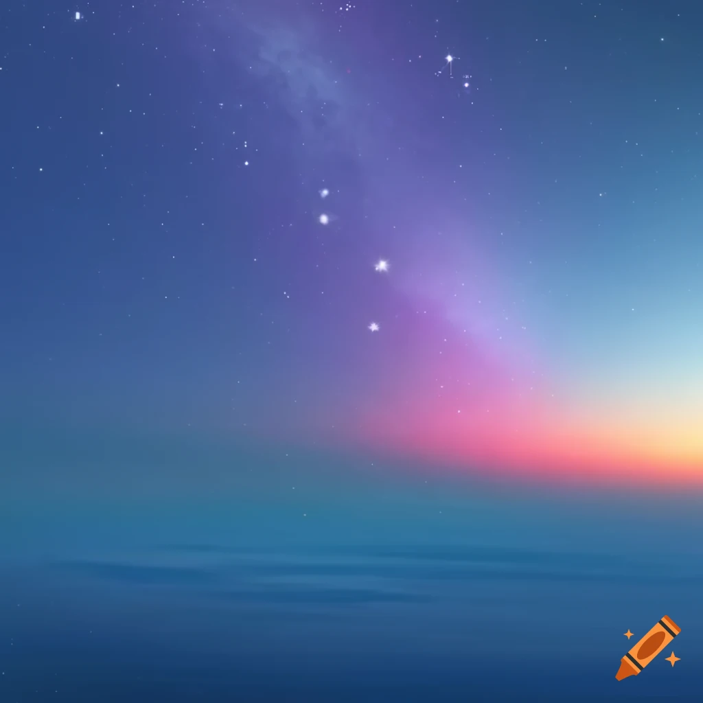 surreal sky with vibrant colors