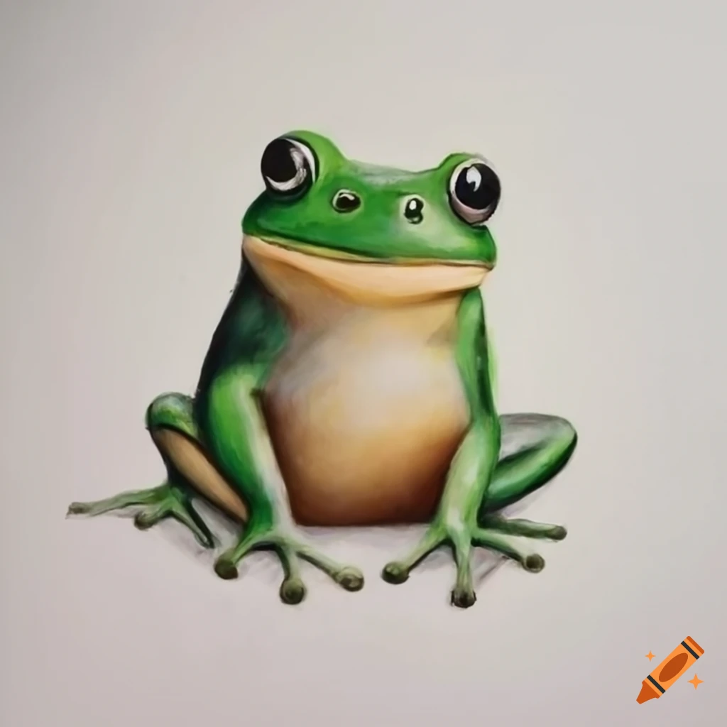 Frog - Pen Drawing | PeakD